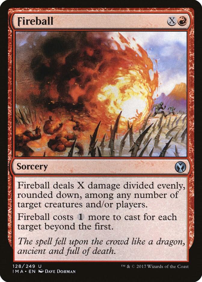 Fireball 128/249 (Iconic Masters)  - Foil | Good Games Modbury