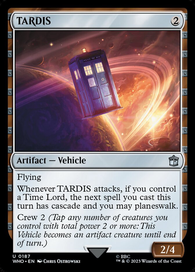 TARDIS 187/331 (Universes Beyond: Doctor Who)  - Foil | Good Games Modbury