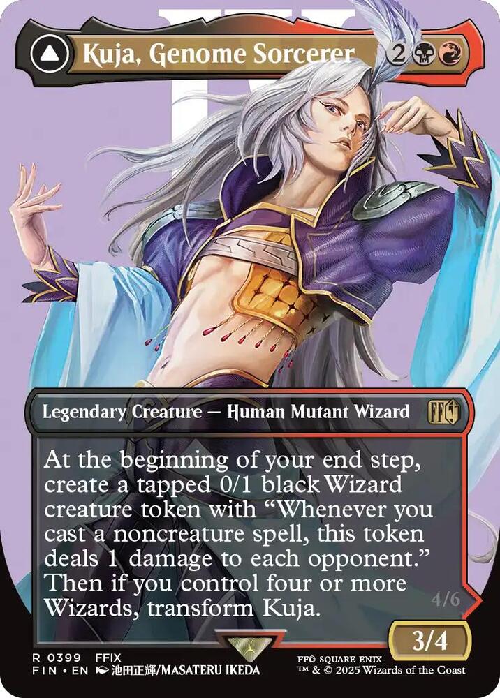 Kuja, Genome Sorcerer // Trance Kuja, Fate Defied 399 (FINAL FANTASY)  - Borderless Foil | Good Games Modbury