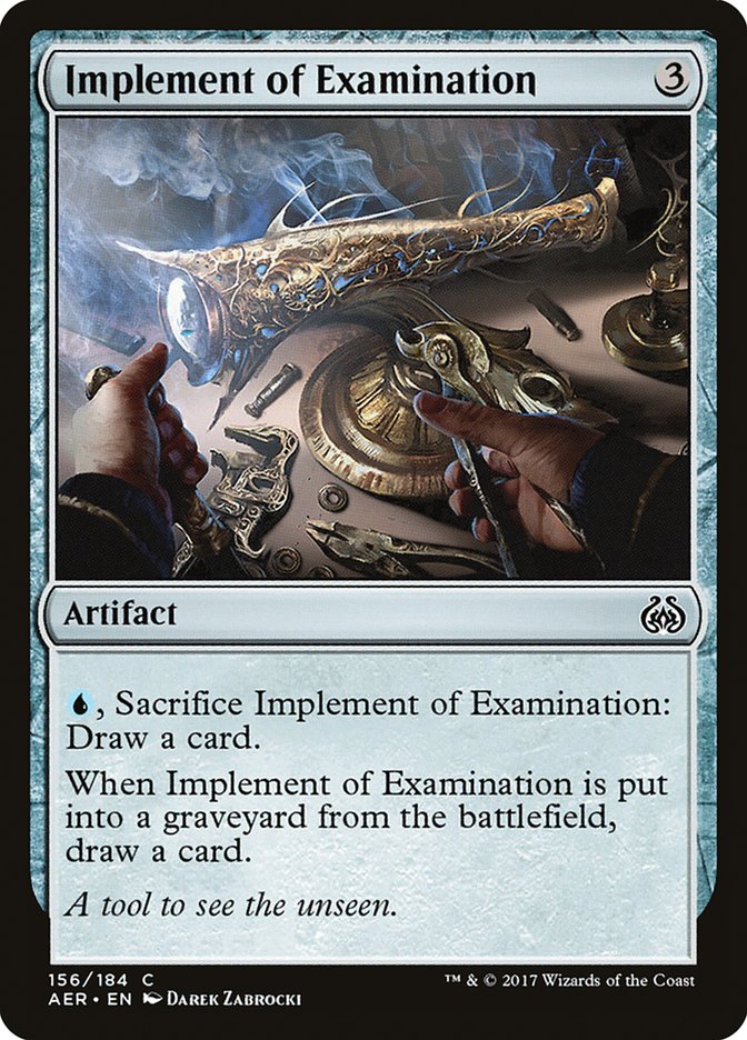 Implement of Examination 156/184 (Aether Revolt)  - Foil | Good Games Modbury