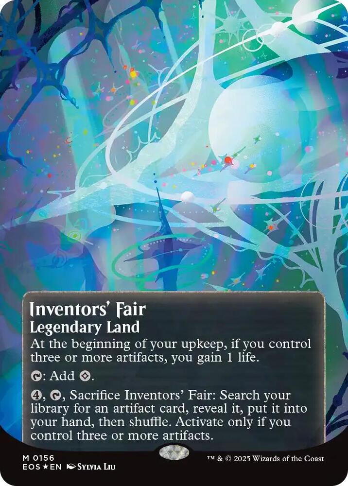 Inventors' Fair 156/45 (Edge of Eternities: Stellar Sights)  - Borderless Galaxy Foil | Good Games Modbury