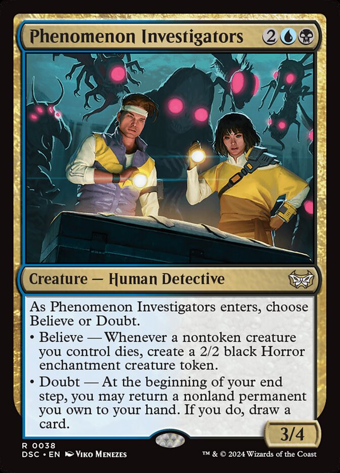 Phenomenon Investigators 38/40 (Commander: Duskmourn: House of Horror)  | Good Games Modbury