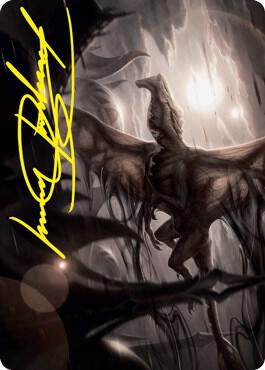 Shadrix Silverquill Art Card Gold Stamped Signature 59 (Art Series: Strixhaven)  | Good Games Modbury