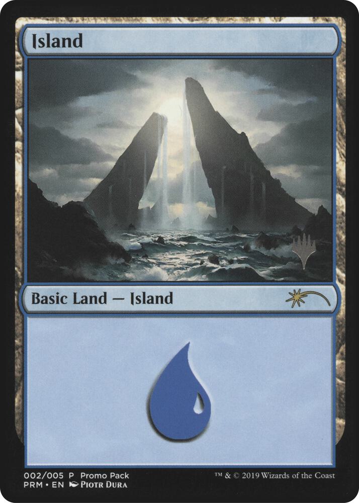 Island 2/5 (Promo Pack: Core Set 2020)  - Foil | Good Games Modbury