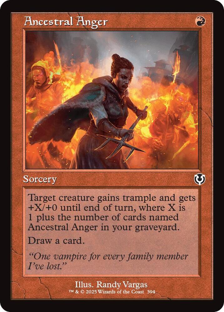 Ancestral Anger 394/287 (Innistrad Remastered)  - Retro Foil | Good Games Modbury