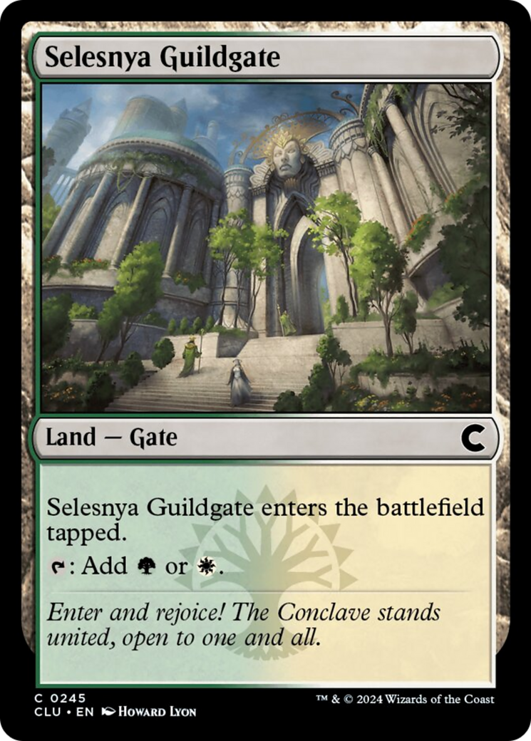 Selesnya Guildgate [Ravnica: Clue Edition] | Good Games Modbury