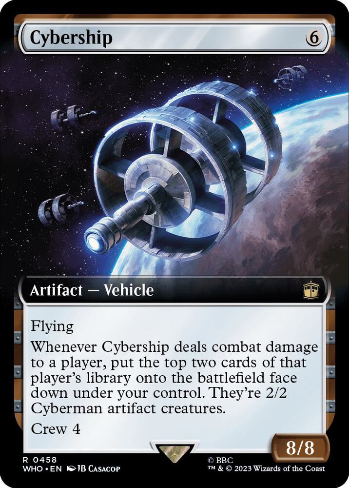 Cybership 458/331 (Universes Beyond: Doctor Who)  - Extended Art | Good Games Modbury