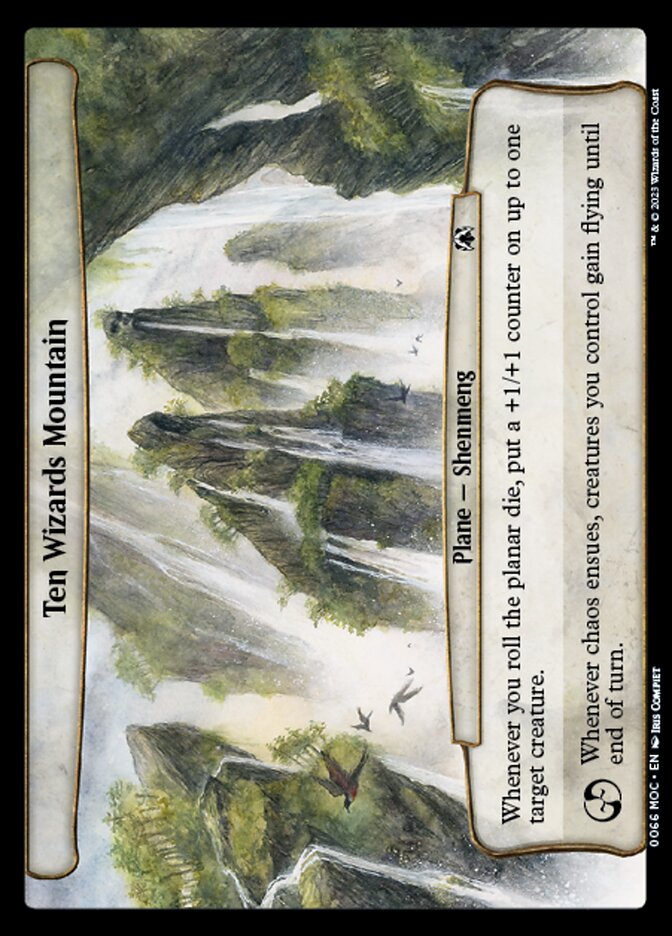 Ten Wizards Mountain 66/79 (Planechase: March of the Machine)  | Good Games Modbury