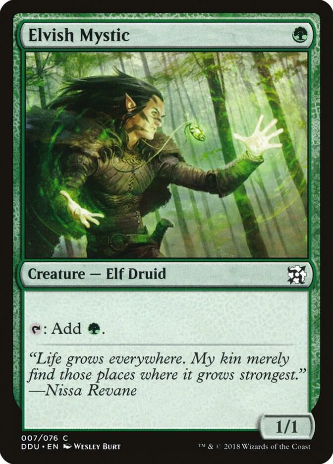 Elvish Mystic 7/76 (Duel Decks: Elves vs. Inventors)  | Good Games Modbury