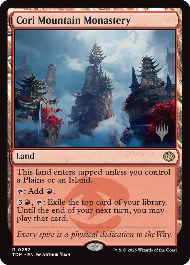 Cori Mountain Monastery 252 (Promo Pack: Tarkir: Dragonstorm)  | Good Games Modbury