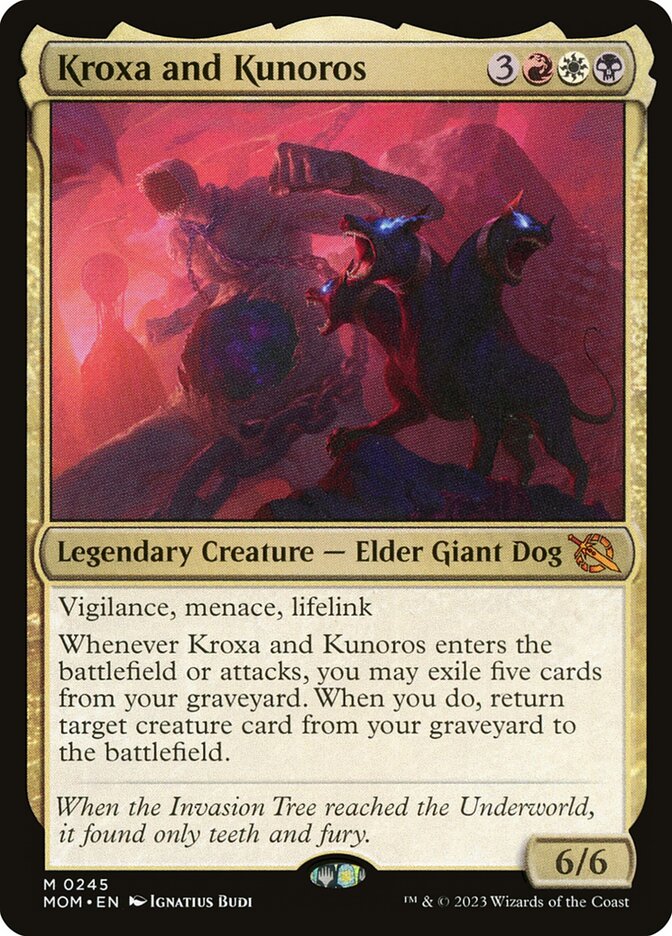 Kroxa and Kunoros 245/291 (March of the Machine)  - Foil | Good Games Modbury