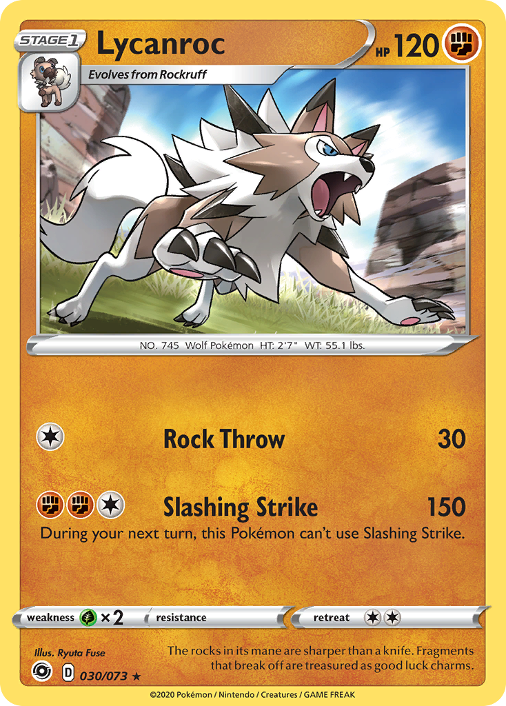 Lycanroc (030/073) [Sword & Shield: Champion's Path] | Good Games Modbury