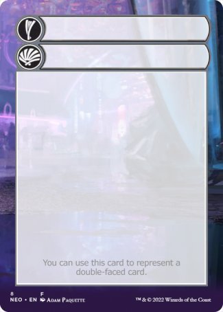 Helper Card (8/9) [Kamigawa: Neon Dynasty Tokens] | Good Games Modbury