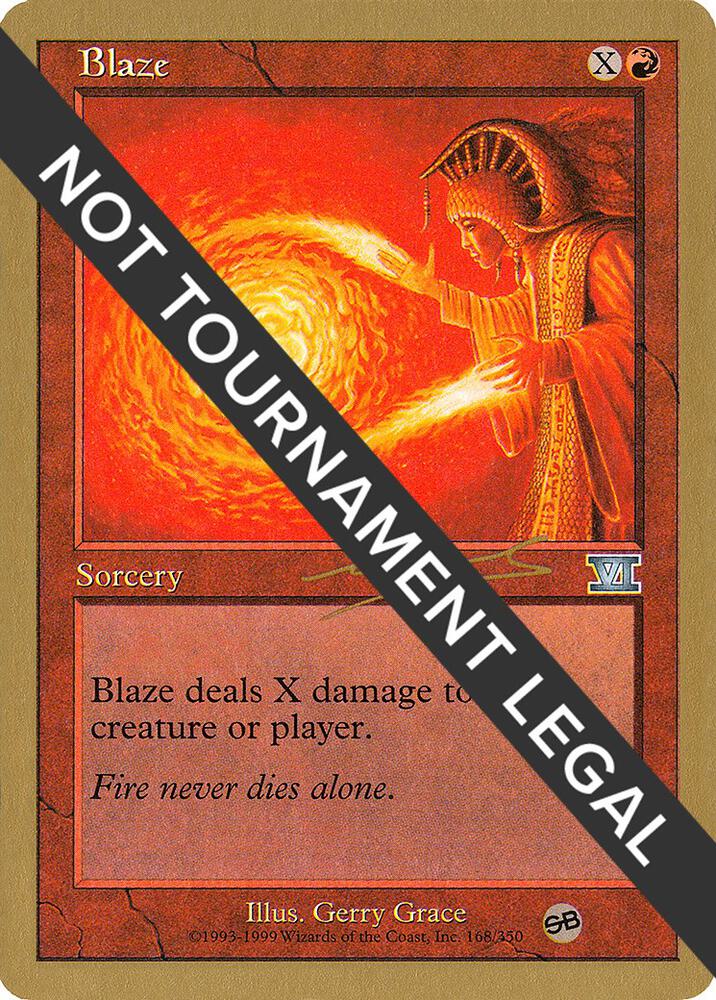 Blaze 2000 Nicolas Labarre 6ED SB nl168sb/117 (World Championship Decks)  | Good Games Modbury