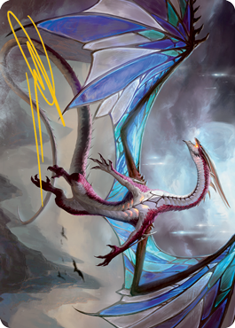 Moonveil Regent Art Card (Gold-Stamped Signature) [Innistrad: Midnight Hunt Art Series] | Good Games Modbury