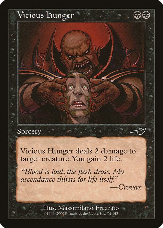 Vicious Hunger 74/143 (Nemesis)  - Foil | Good Games Modbury