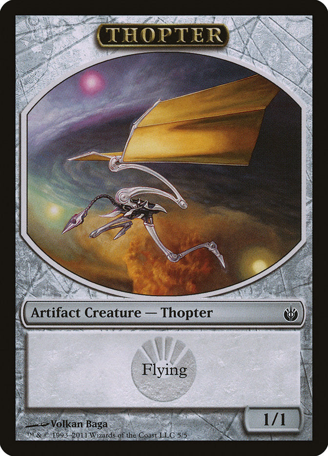 Thopter Token [Mirrodin Besieged Tokens] | Good Games Modbury