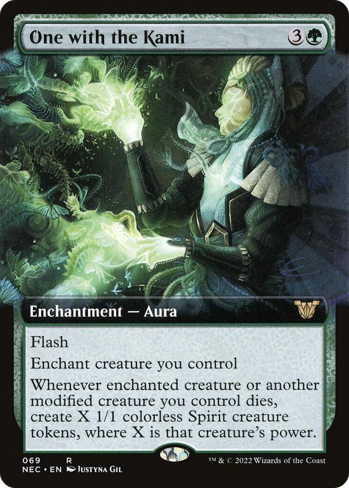 One with the Kami 69/38 (Commander: Kamigawa: Neon Dynasty)  - Extended Art | Good Games Modbury