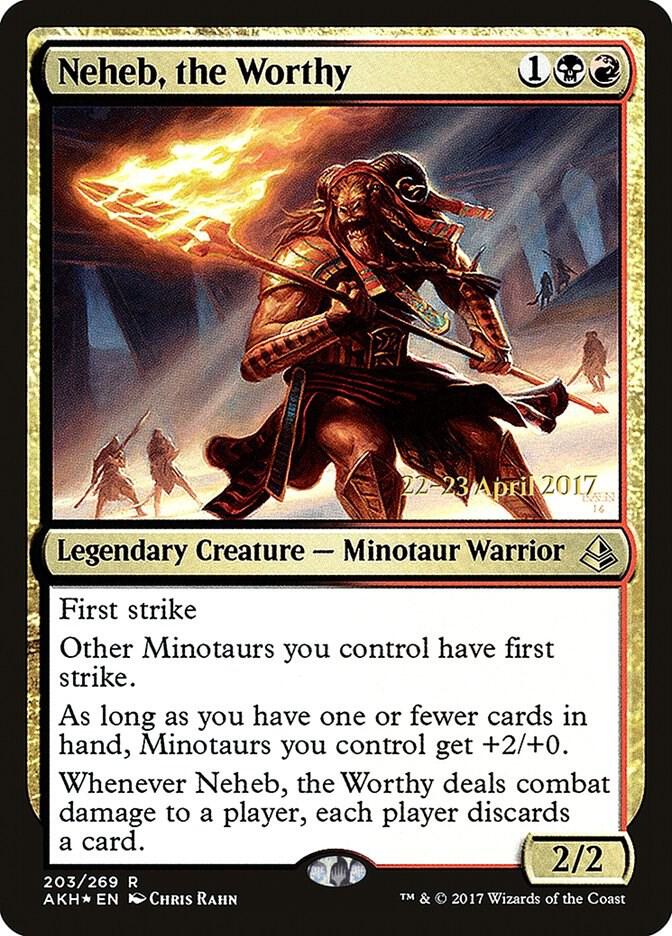 Neheb the Worthy 203s/77 (Prerelease Cards)  - Foil | Good Games Modbury