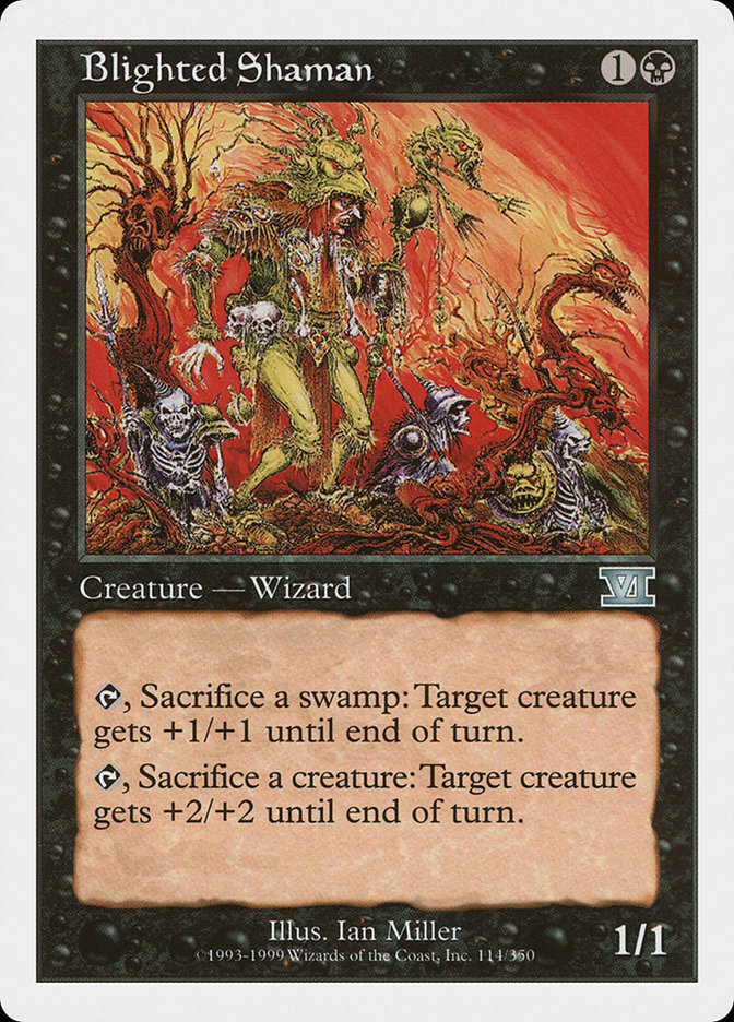 Blighted Shaman 114/350 (Classic Sixth Edition)  | Good Games Modbury