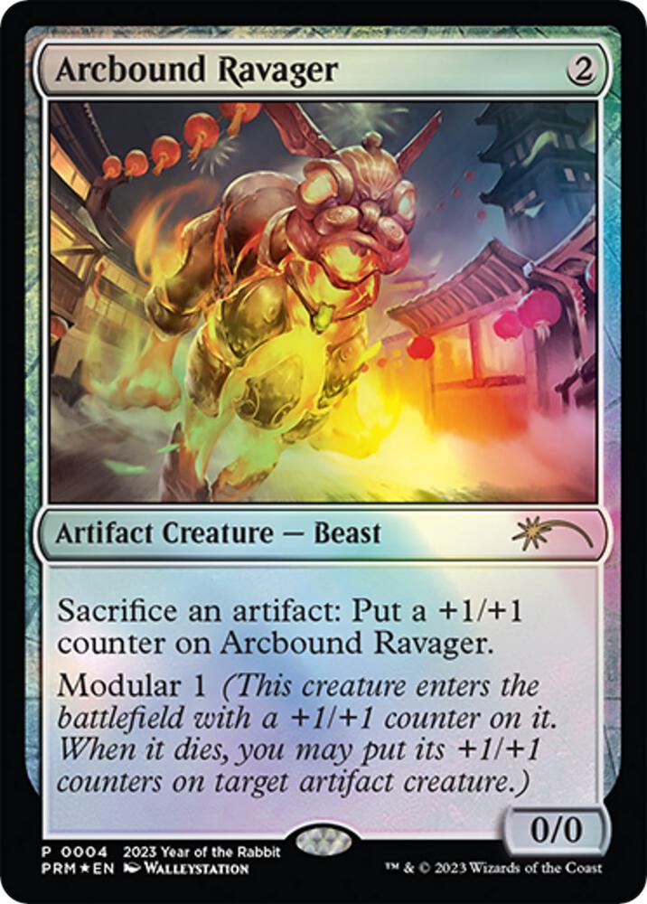 Arcbound Ravager 4/4 (Unique and Miscellaneous Promos)  - Foil | Good Games Modbury