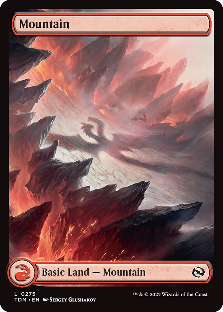 Mountain (0275) [Tarkir: Dragonstorm] | Good Games Modbury