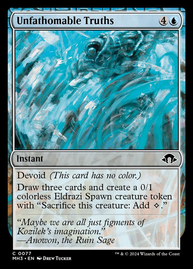 Unfathomable Truths 77/319 (Modern Horizons 3)  - Foil | Good Games Modbury