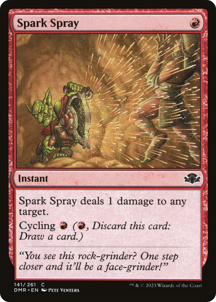 Spark Spray [Dominaria Remastered] | Good Games Modbury