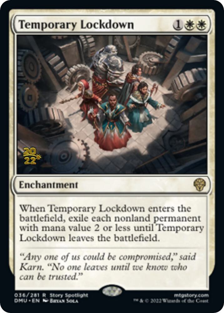 Temporary Lockdown 36s/161 (Prerelease Cards)  - Foil | Good Games Modbury