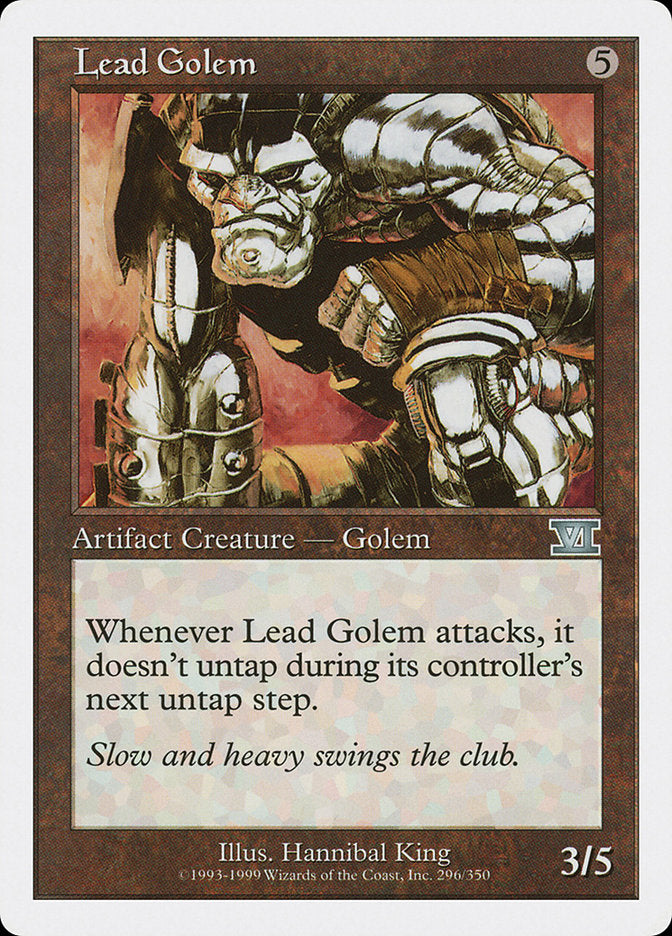 Lead Golem 296/350 (Classic Sixth Edition)  | Good Games Modbury