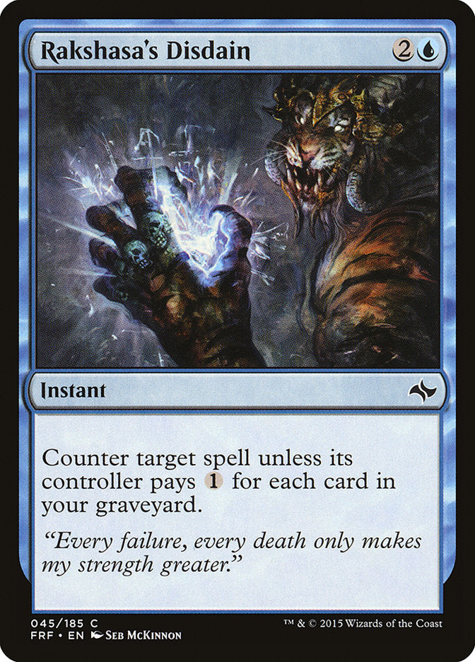 Rakshasa's Disdain 45/185 (Fate Reforged)  - Foil | Good Games Modbury