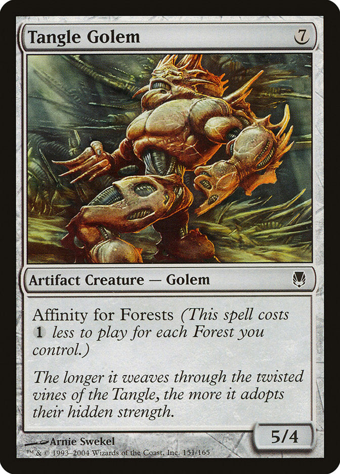Tangle Golem 151/165 (Darksteel)  - Foil | Good Games Modbury