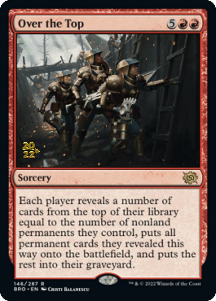 Over the Top 146s/169 (Prerelease Cards)  - Foil | Good Games Modbury