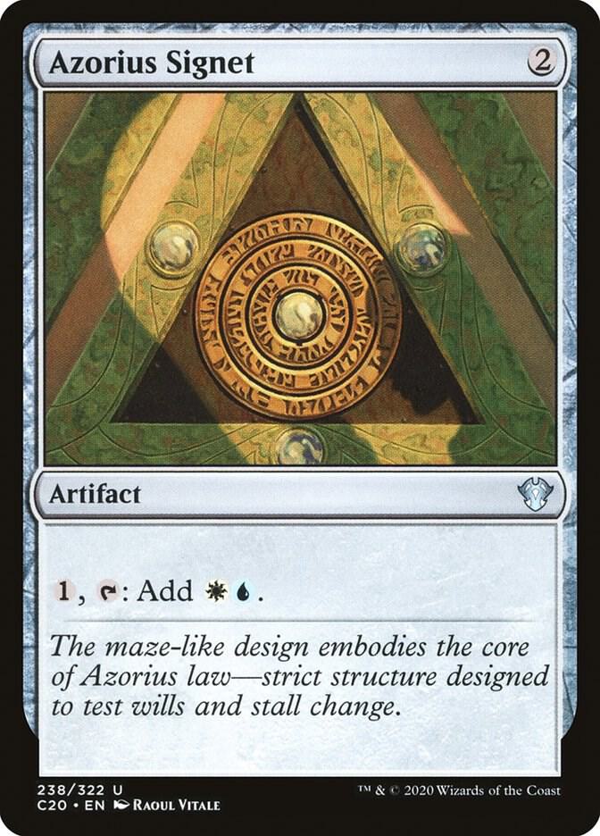 Azorius Signet 238/322 (Commander 2020)  | Good Games Modbury