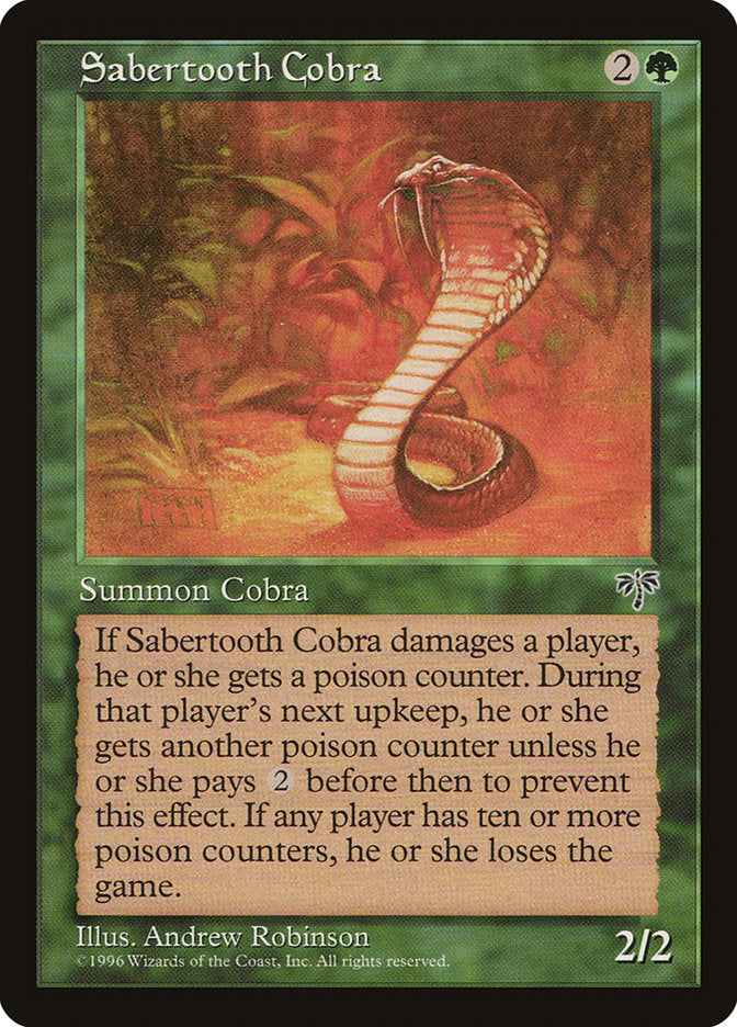 Sabertooth Cobra 238/350 (Mirage)  | Good Games Modbury