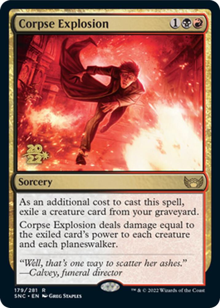 Corpse Explosion 179s/161 (Prerelease Cards)  - Foil | Good Games Modbury