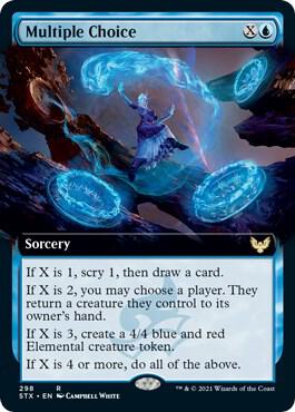Multiple Choice Extended Art 298/275 (Strixhaven: School of Mages)  | Good Games Modbury