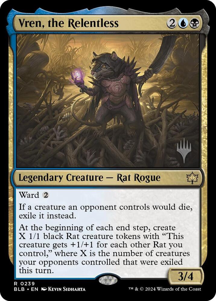Vren the Relentless 239 (Promo Pack: Bloomburrow)  - Foil | Good Games Modbury