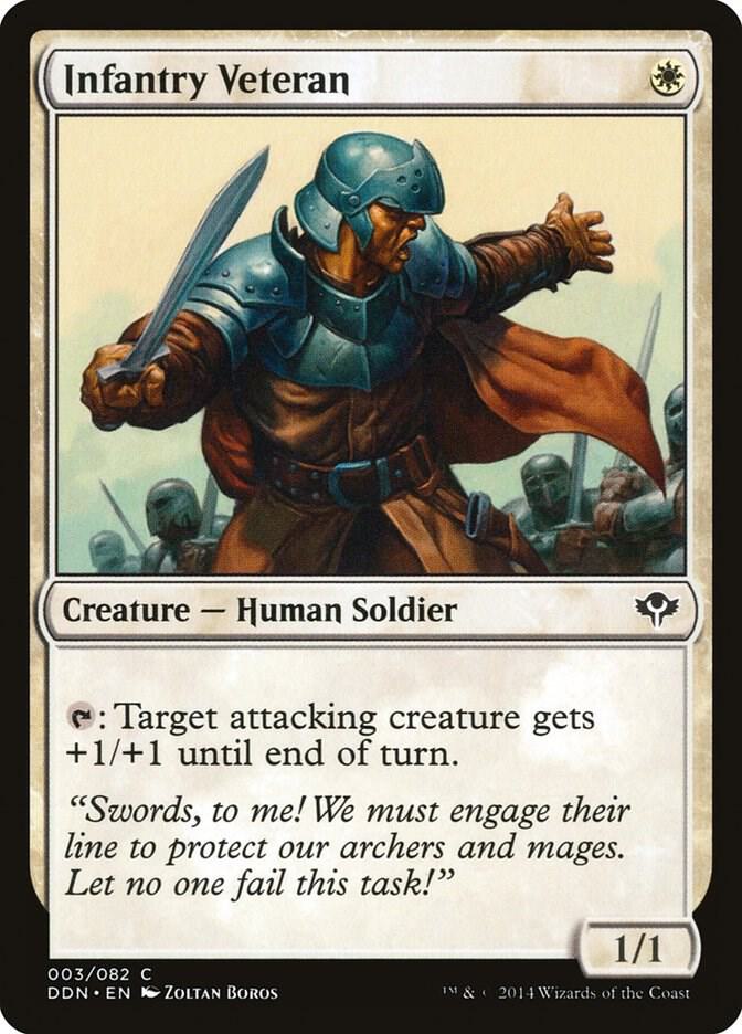 Infantry Veteran 3/82 (Duel Decks: Speed vs. Cunning)  | Good Games Modbury