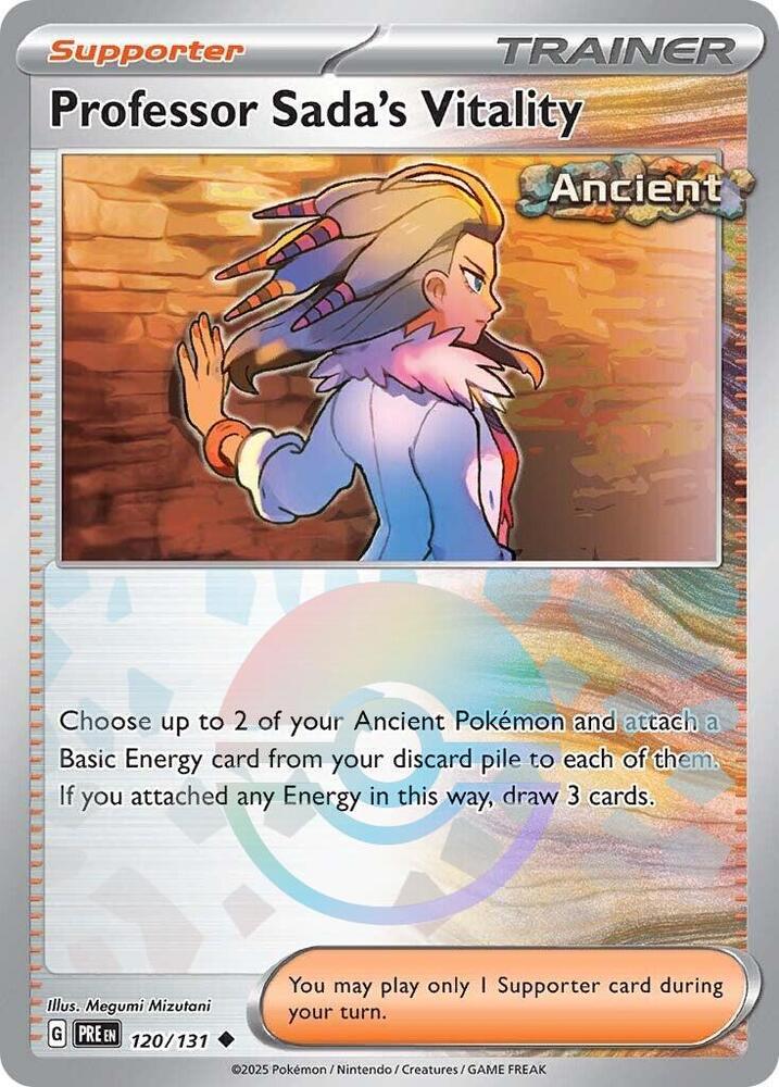 Professor Sada's Vitality (120/131) (Poke Ball Pattern) [Scarlet & Violet: Prismatic Evolutions] | Good Games Modbury