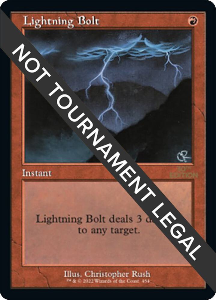 Lightning Bolt Retro Frame 454/594 (30th Anniversary Edition)  | Good Games Modbury
