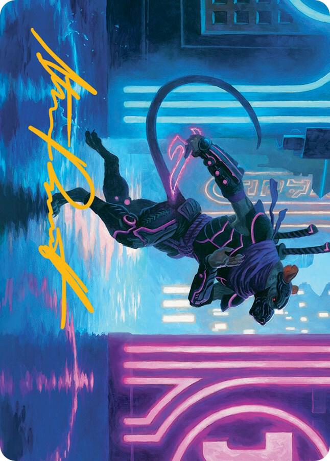 Nezumi Informant Art Card Gold Stamped Signature 27 (Art Series: March of the Machine)  | Good Games Modbury