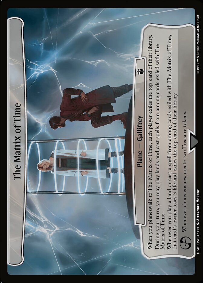 The Matrix of Time 589/331 (Planechase: Universes Beyond: Doctor Who)  | Good Games Modbury
