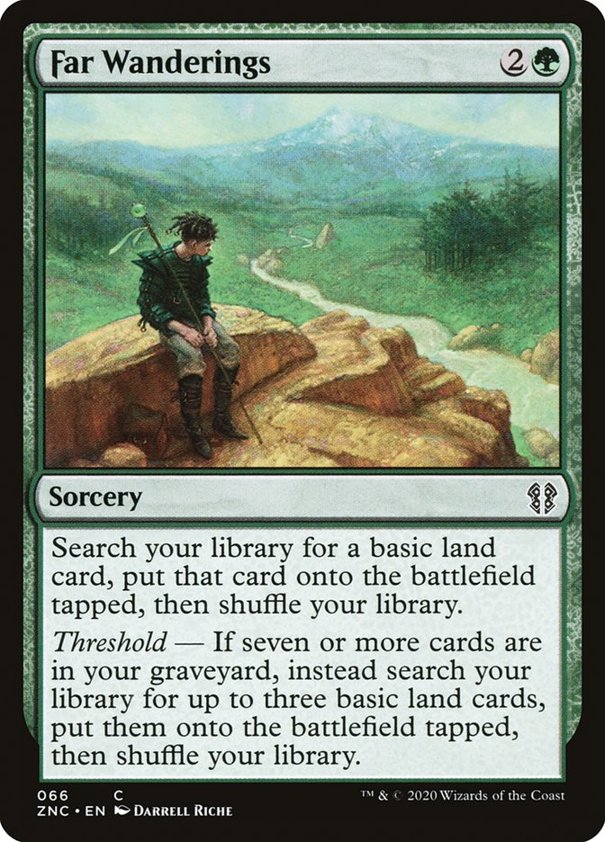 Far Wanderings 66/142 (Commander: Zendikar Rising)  | Good Games Modbury