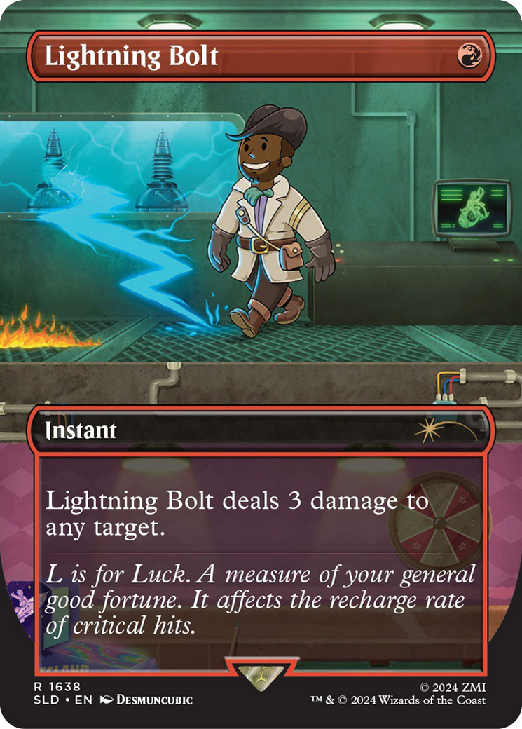 Lightning Bolt (1638) (Rainbow Foil) [Secret Lair Drop Series] | Good Games Modbury