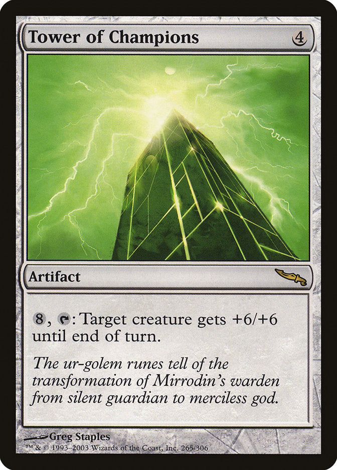 Tower of Champions [Mirrodin] | Good Games Modbury