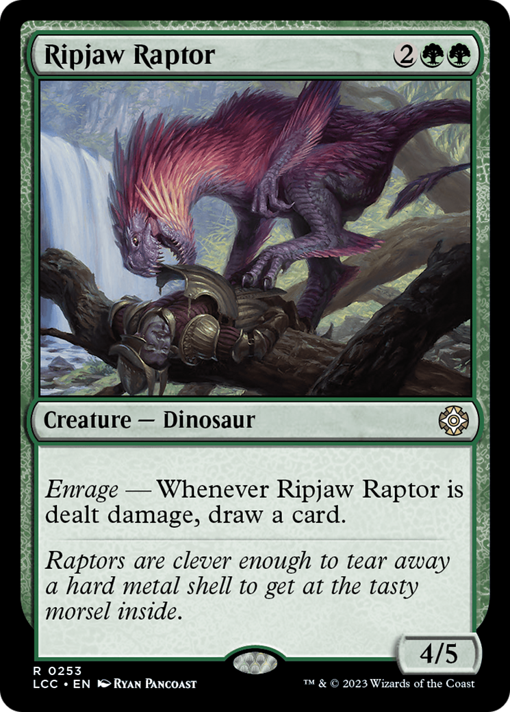 Ripjaw Raptor [The Lost Caverns of Ixalan Commander] | Good Games Modbury