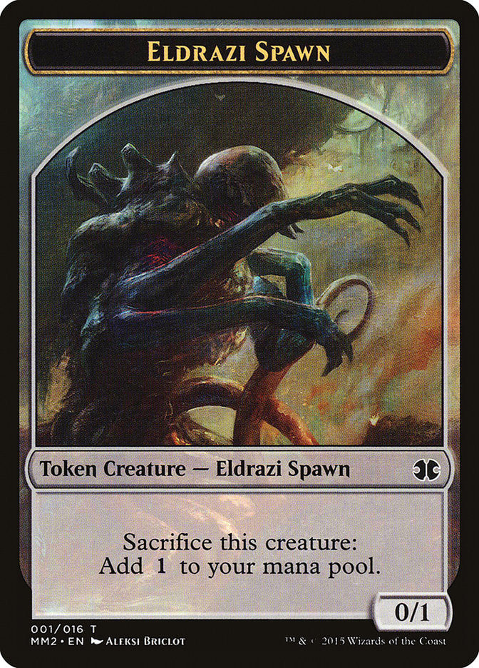 Eldrazi Spawn Token (001/016) [Modern Masters 2015 Tokens] | Good Games Modbury