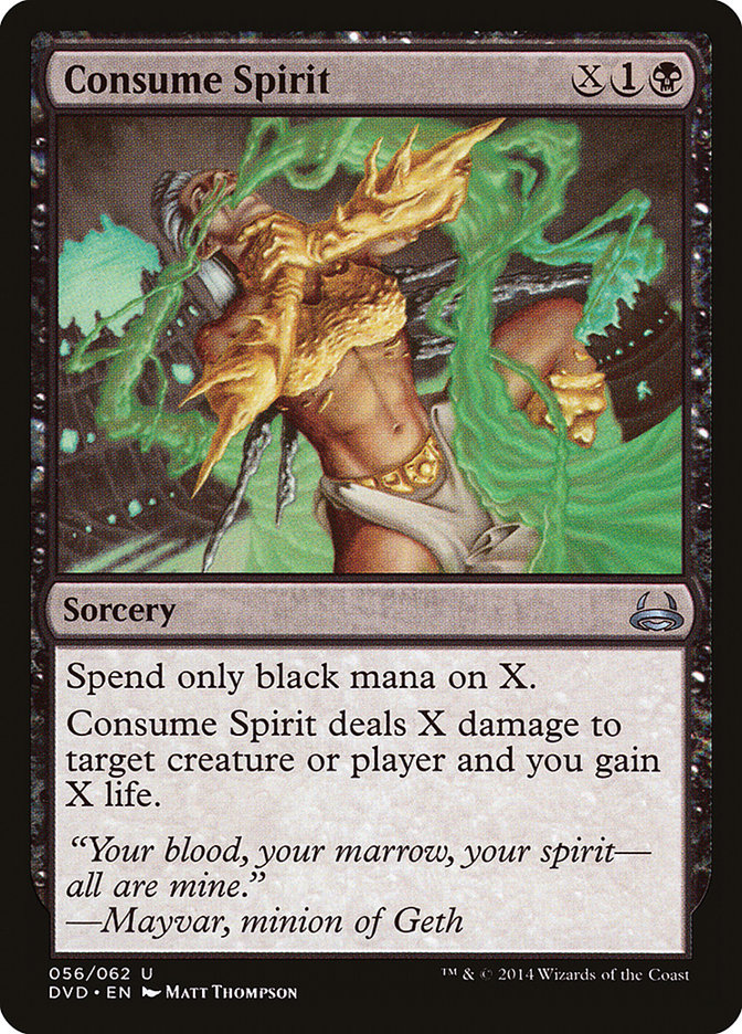 Consume Spirit (Divine vs. Demonic) [Duel Decks Anthology] | Good Games Modbury
