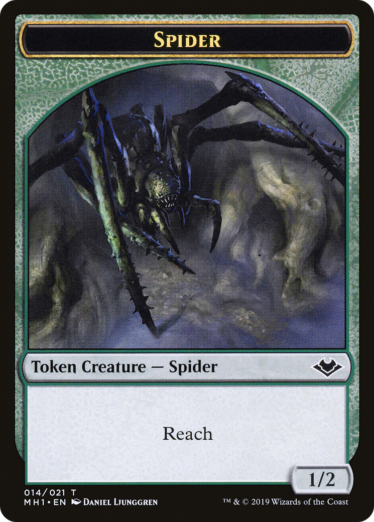 Shapeshifter // Spider Double-Sided Token [Modern Horizons Tokens] | Good Games Modbury